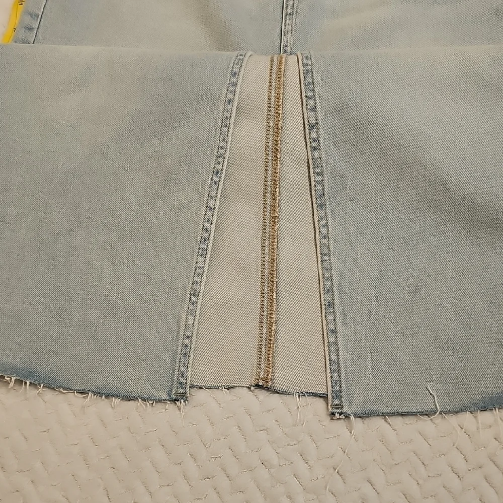 Light Blue Denim Skirt.